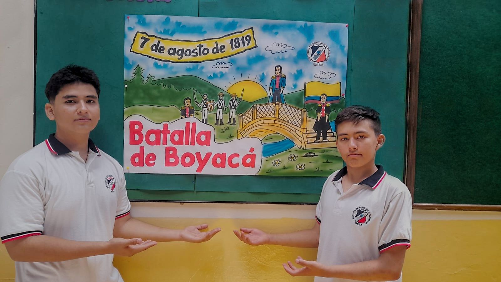 Celebración de la Batalla de Boyacá en el Colegio IDESA