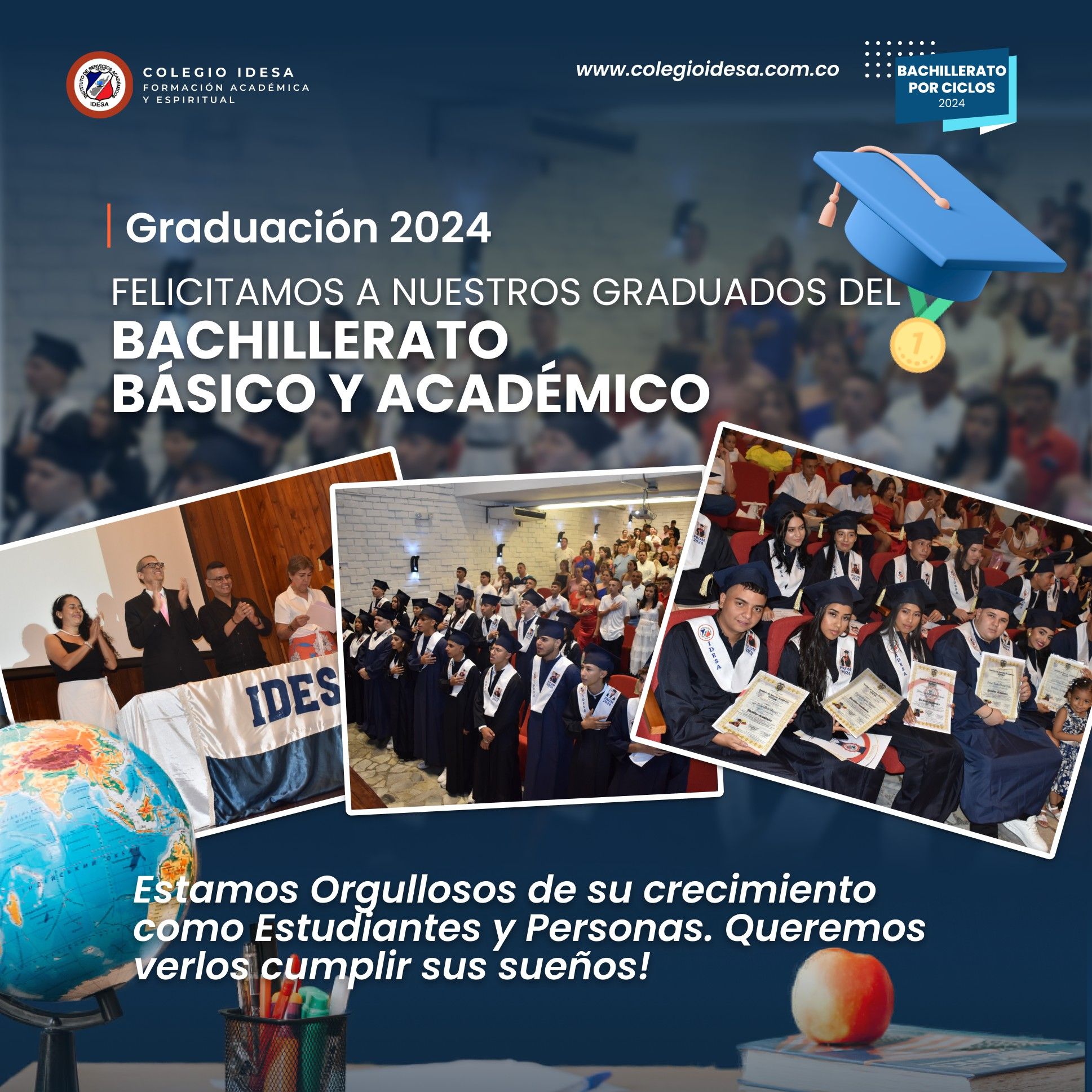 Ceremonia de Graduación 2024 del Colegio IDESA